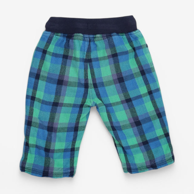 Joggers blue checked with pockets