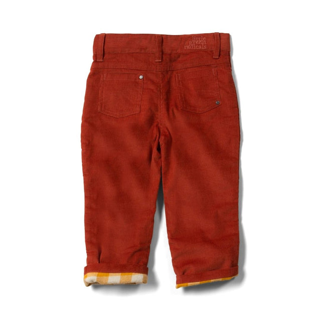 Burnt ochre cord adventure jeans