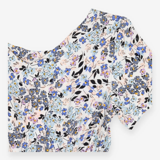 Floral maternity midi dress