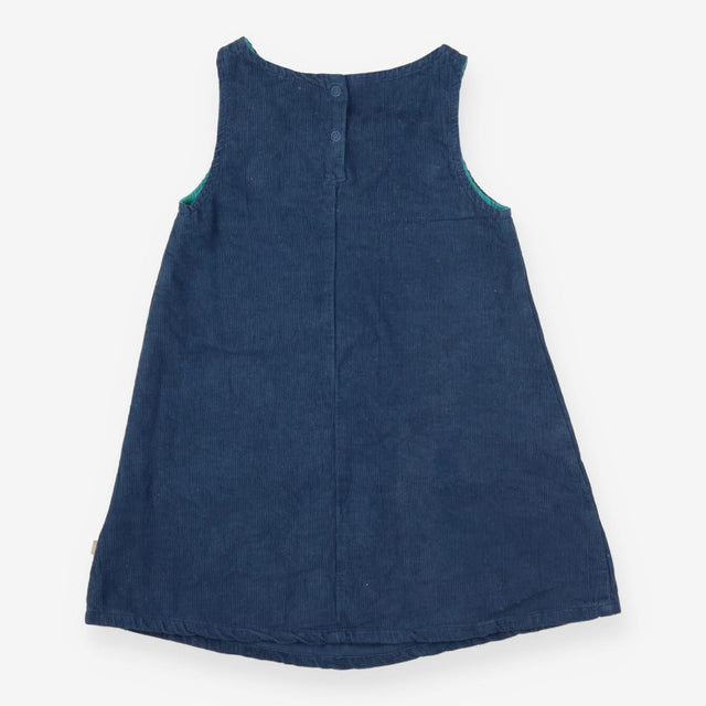 Dress Cord Pinafore Blue Plane