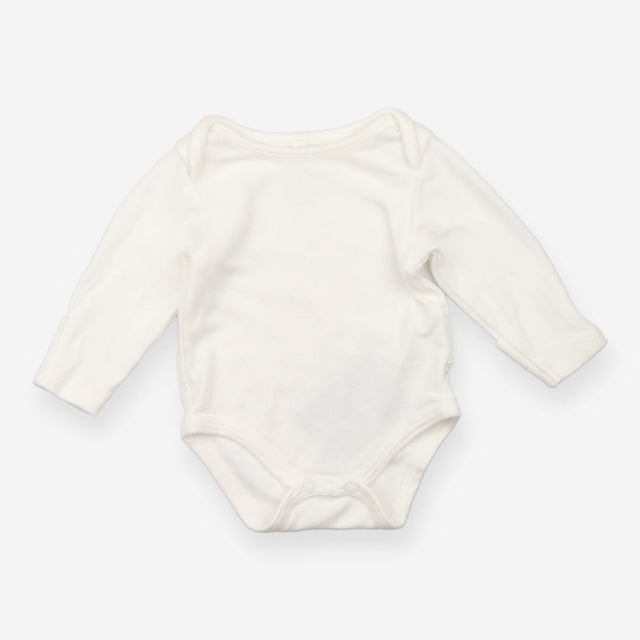 White Long Sleeve Bodysuit