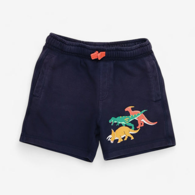 Navy Dino Stack Jersey Shorts