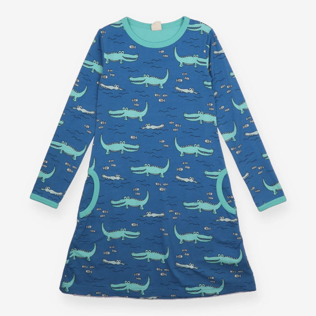 Blue Alligator Dress
