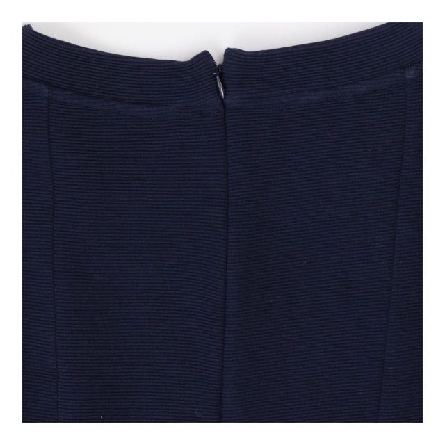 Dress navy ribbed