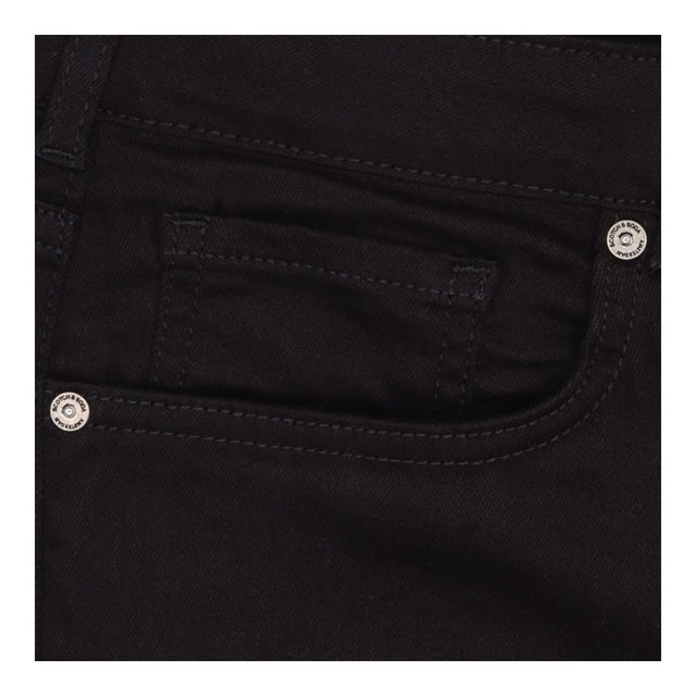 Skinny Jeans Black Mid Rise Stretch Denim