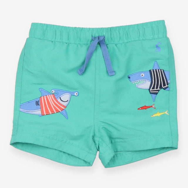 Green Shark Swim Shorts