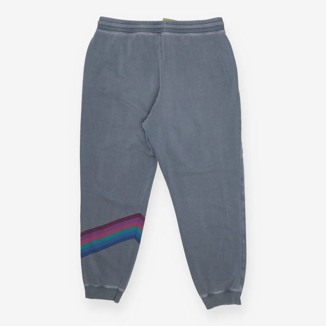 Hush Grey rainbow stripe joggers
