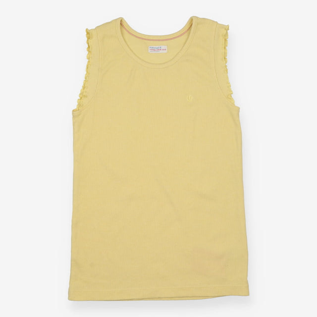 Yellow Ribbed Vest