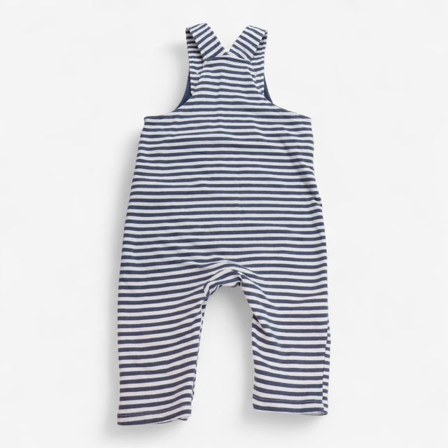 Dungarees Blue and White Stripe Fox and Friends St