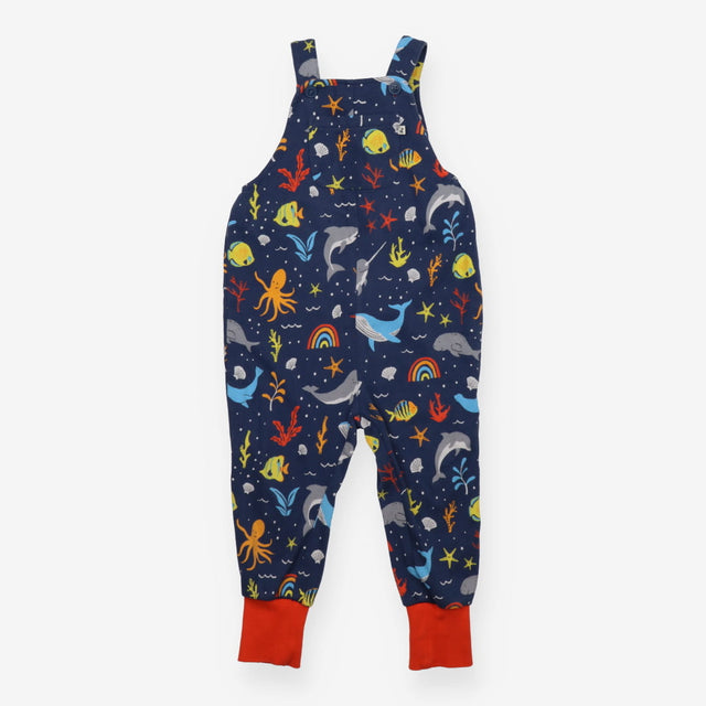 Dungarees Navy Sealife Rainbows