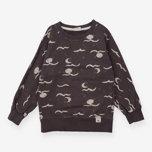 Sweatshirt brown moons