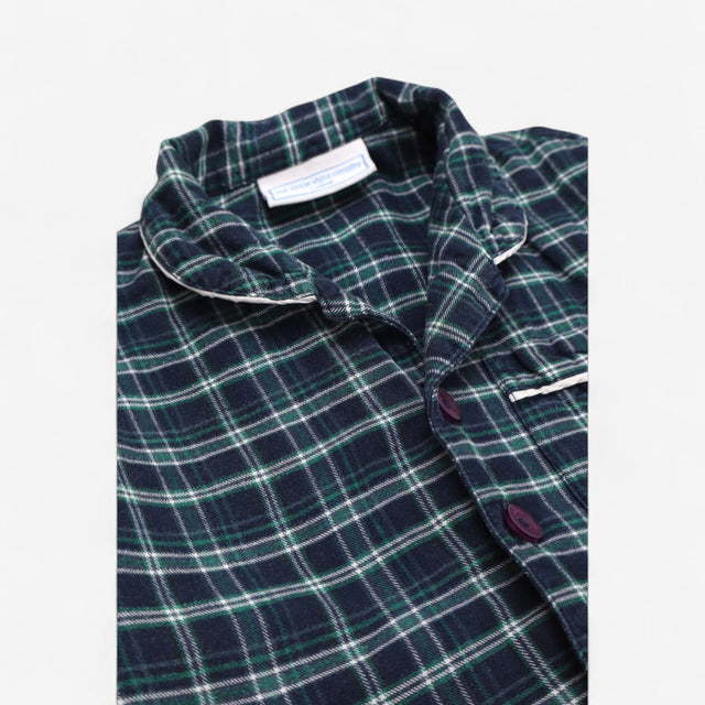 Pyjamas Green check dog