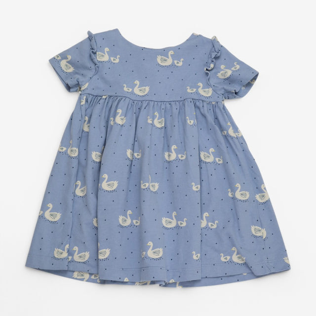 Dress Short Sleeve Jersey with Swans