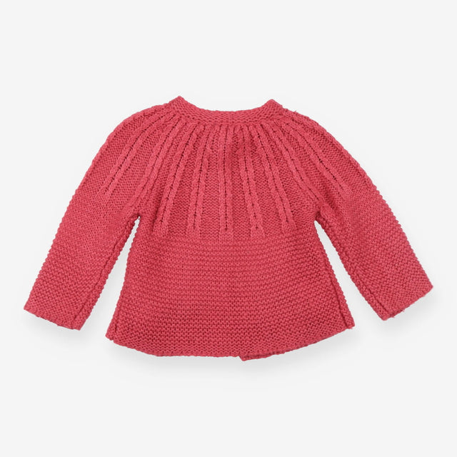 Pink Bunnies Knit Cardigan
