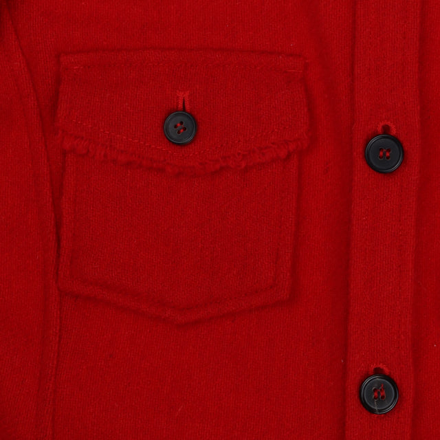 Joff red wool-blend jacket
