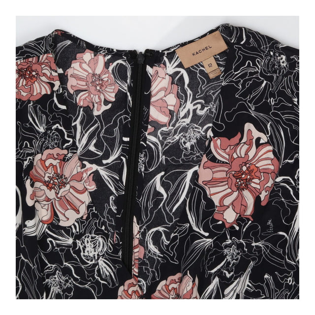 Palazzo Jumpsuit – Black & Floral Print