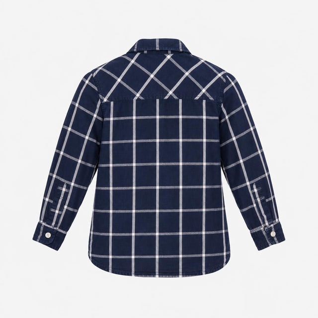 Shirt navy check