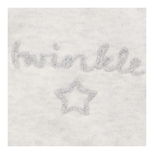 Grey knit sweater with twinkle star