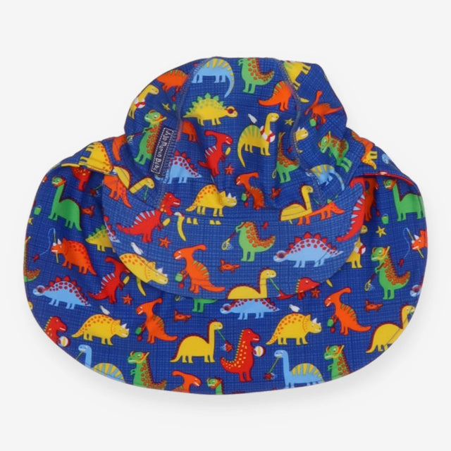 Blue Dinosaur Sunhat with Neck Protection
