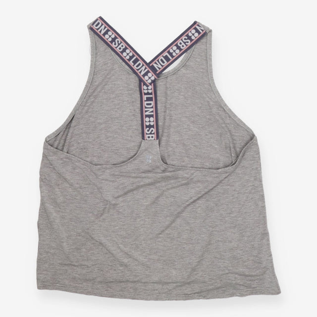 Vest grey gym racerback