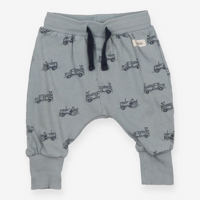 Joggers Blue Tractor Appliques