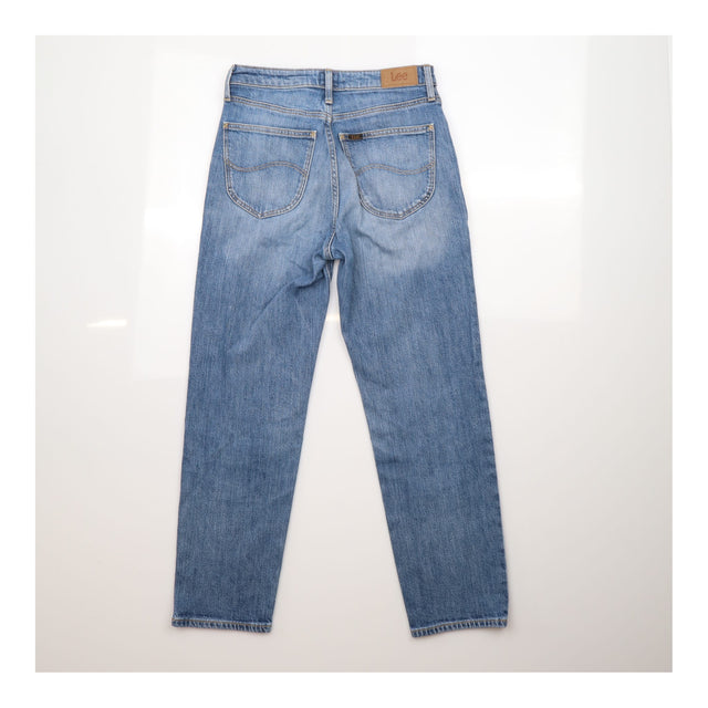 Jeans Carol Straight Leg Mid Wash Blue