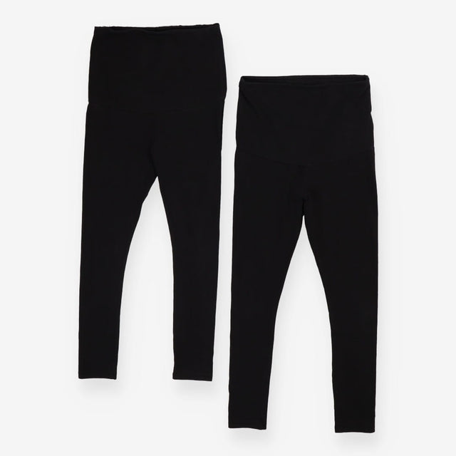 Maternity Leggings - Black 2 pack