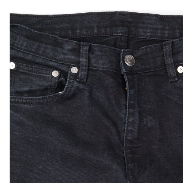 Jeans Washed Black Slim Straight Leg High Rise Den