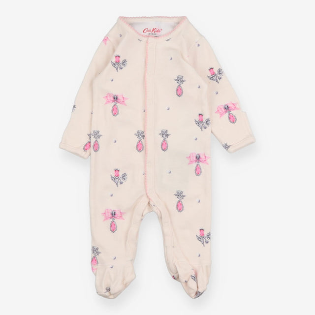 Sleepsuit Cream with Costume Jewel Print