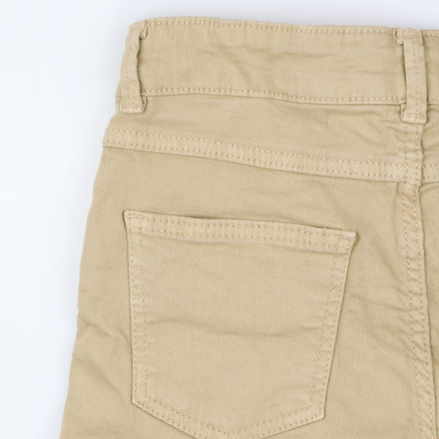 Denim Mini Shorts Stone