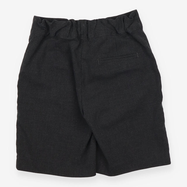 Grey Pull on Uniform Shorts with 4 buttons