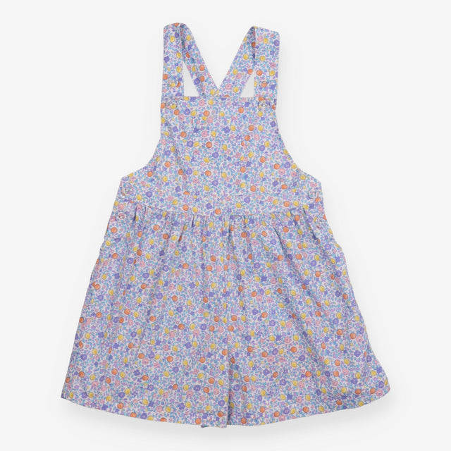 Dungarees White Ditsy Oranges and Lemons