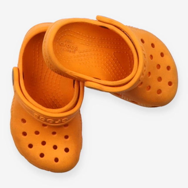 Orange Crocs
