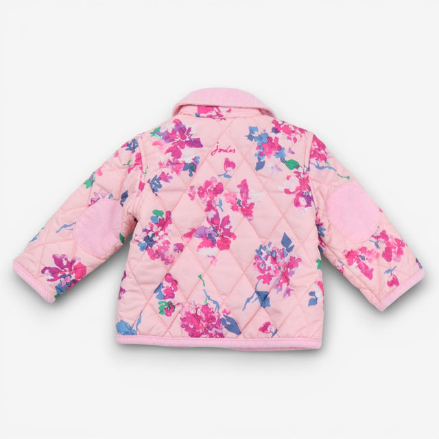 Quilted Pink Floral Cord Collar