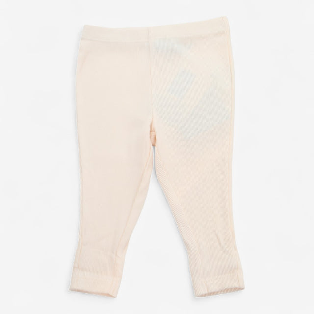 Powderpuff Creme rib leggings with Viking print t-
