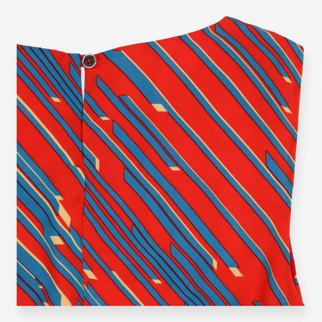 Red Striped Karmen Mini Dress