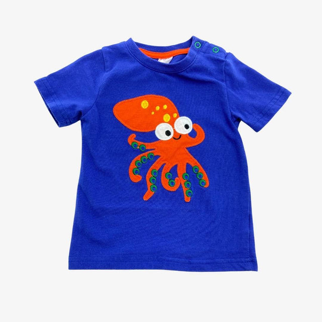 Octopus Applique Short Sleeved Tee