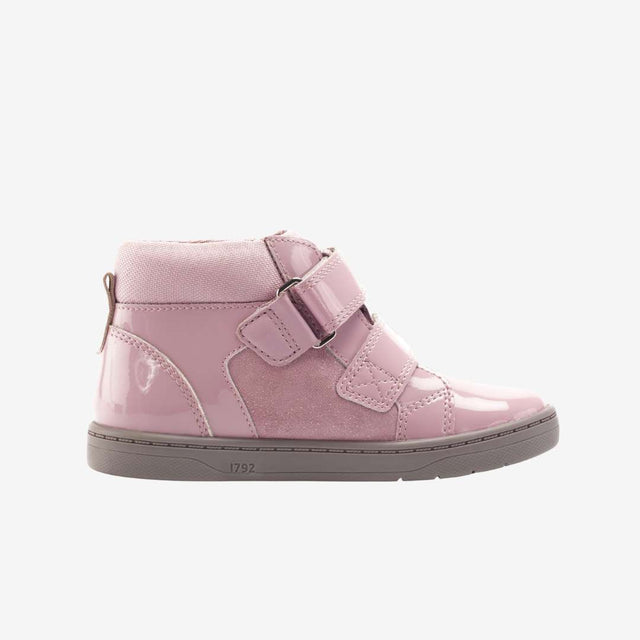 Discover dusty lilac patent boots