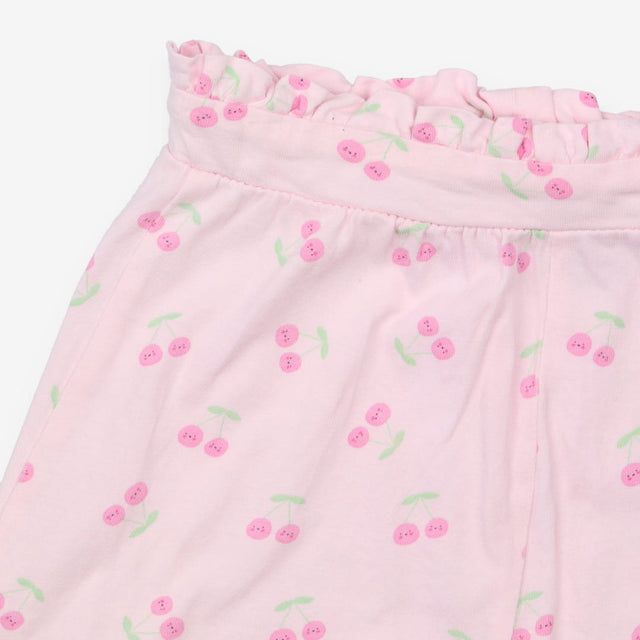 Shorts Pink with Cherries