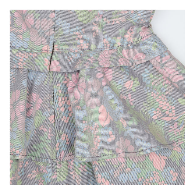 Marc by Marc Jacobs Floral Denim Tiered Dress Pink