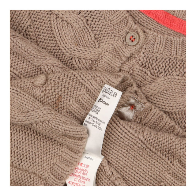 Cardigan Brown Cable Knit