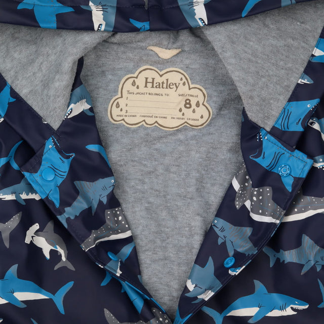 Raincoat Blue Sharks