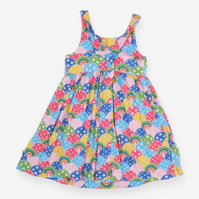 Pinafore Summery Dress Rainbow Umbrellas