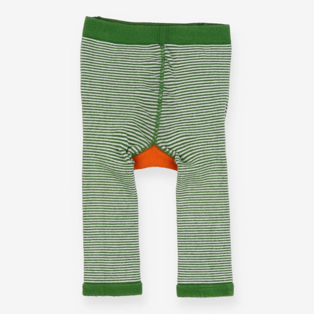 Green Stripe Fox Knitted Leggings
