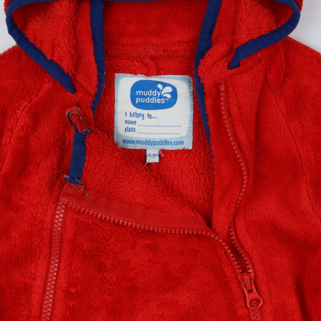 Red Fleece All in One