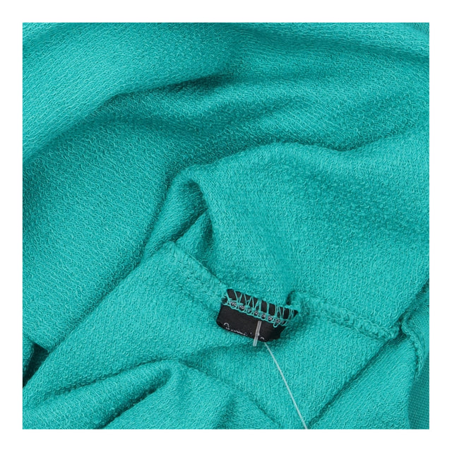 Sweaty Betty Sweatshirt Teal Blue Crew Neck Short