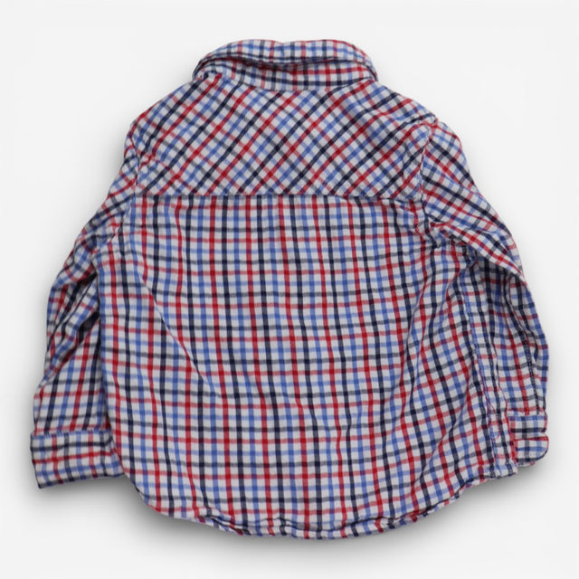 Shirt Woven Red & Blue Check