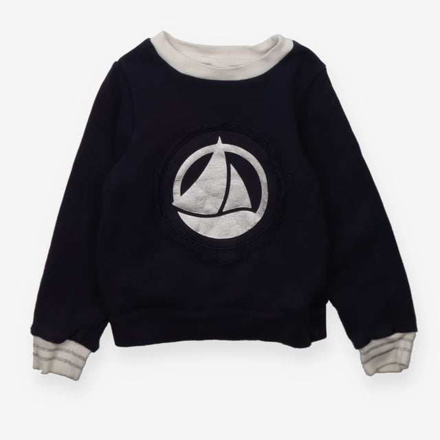 Navy Logo Sweater