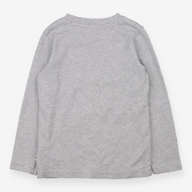 T-Shirt Long Sleeved Grey Dig, Plant Grow!