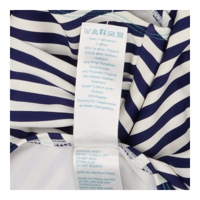 Swimsuit navy stripe